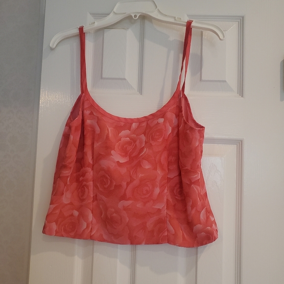 Victoria Pappas coral top size 8 - Picture 3 of 4
